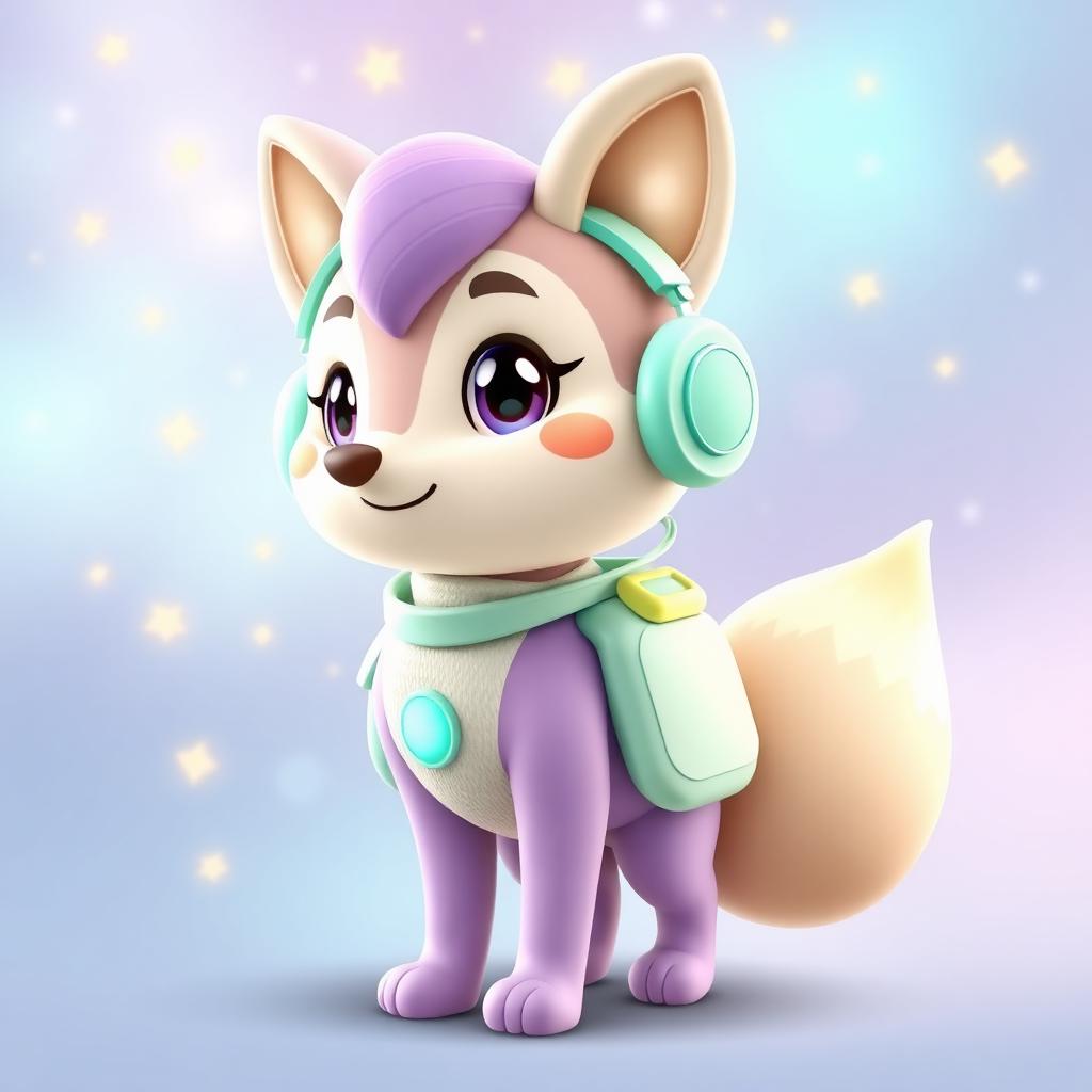 Nova the Star Fox, the gentle mascot of Sensory Star Academy